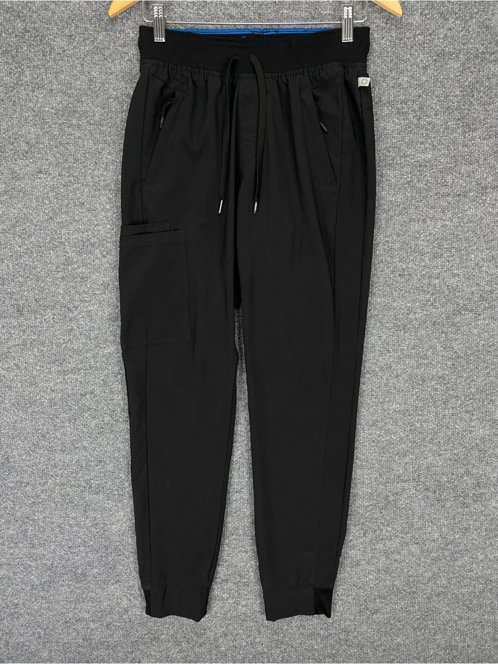 Cherokee Infinity Scrub Pants Men’s Small Black Stretch Drawstring Taper Medical